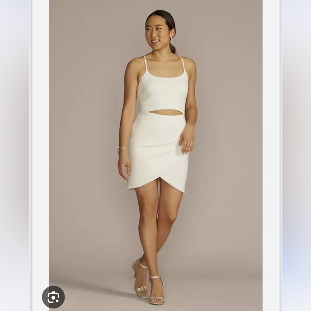 White mini dress NWT
